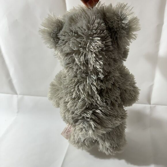 DanDee Walmart gray plush teddy bear cream white brown nose stuffed - Picture 3 of 5